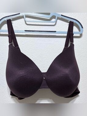 Cacique Bra 46C Back Smoother Lightly Lined Full Coverage Chocolate Plum 1037430